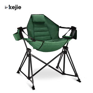 เก้าอี้โยกโครงเหล็กสำหรับผู้ใหญ่ รุ่น Kejie Modern Outdoor พร้อมวัสดุผ้า สำหรับตั้งแคมป์และใช้บนชายหาด - Product Image 1
