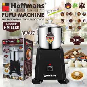 Procesador de Alimentos Multifunción Hoffmans HM-8865 de 10L y 1800W, Máquina para Triturar Ñame con Cuchilla de 4 Hojas y Base con Ventosa, Original Hoffm - Product Image 3