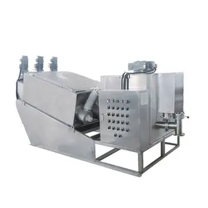 Mini kıvrık vida basın susuzlaştırma makinesi baskı ve boyama için atık su arıtma tesisi