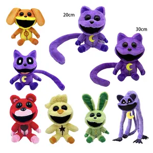 Hot Smiling Critters Figuras de gatos púrpuras Conejo Pluses Rayuela CatNap BearHug Smiling Critters Plushie Doll