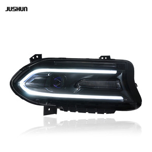 Ensemble de phares Jushun Warhorse LED DRL Bi-Xénon Projecteur pour Dodge Charger 2015-2019 - Product Image 5