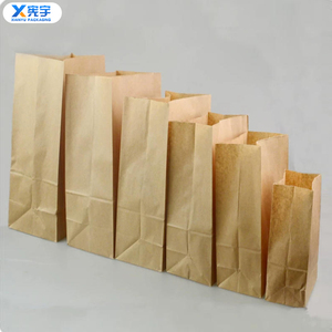 Kantong Roti Kertas Kraft Food Grade Custom, Alas Datar, Dapat Digunakan Kembali, Tahan Minyak, untuk Roti Panggang, Baguette, Burger, dan Makanan Bawa Pulang - Product Image 2