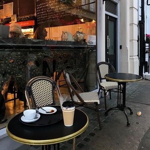 Tüm hava fransız modern tarzı <span class=keywords><strong>Bistro</strong></span> sandalyeler bahçe kullanılan açık bahçe veranda dokuma hintkamışı yemek sandalyesi