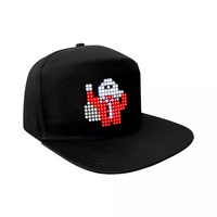 Casquette de baseball lumineuse à LED RGB, écran matriciel programmable couleur intégrale, casquette de sport, chapeau de pêcheur, écran souple DIY