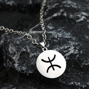 Colliers vintage avec symbole berbère africain pour femmes, bijoux berbères kabyles, lettre amazighe, amulette ethnique puissante - Product Image 6
