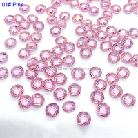 Pierres précieuses multicolores de 3 mm et 4 mm, pierres synthétiques en zircone cubique, pierres pour bijoux, zircone cubique pour la fabrication de bijoux