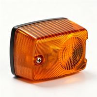 Feu de signalisation latéral halogène pour tracteur, IP65, DC12V, boîtier PC, fixation 2 vis, indicateur ambre, machines agricoles XYAL/OEM