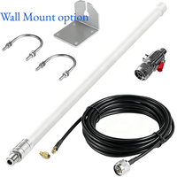 Antenne omnidirectionnelle extérieure en fibre de verre à gain élevé 6dBi 12dBi LTE 698-2700MHz 4G pour station de base, amplificateur de signal satellite Starlink