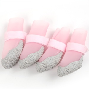 Zapatos de Silicona para Perros, Botas para Perros Grandes, Zapatillas Deportivas para Exteriores, Impermeables, Antideslizantes, Botas de Lluvia para Perros - Product Image 4