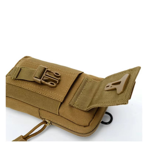 Nueva Riñonera Táctica Molle para Hombre, Bolsillo para Teléfono EDC, Riñonera para Correr, Acampar, Caza, Accesorio con Respaldo Suave - Product Image 4