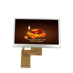 HongXian New released 4.3 inch TFT 480 * 272 pixel 500 brightness LCD display modules with RGB interface ;4.3 inch lcd module