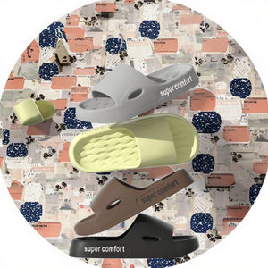 Chaussures unisexes printemps été automne hiver imperméables en EVA antidérapantes à semelle souple légères décontractées pour usage extérieur et intérieur pour hommes et femmes - Product Image 3