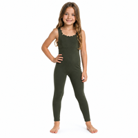 Novedad 2026: Mono de Danza sin Mangas para Niñas de 3 a 10 Años, Elástico, para Gimnasia y Ballet, Venta al Por Mayor ODM