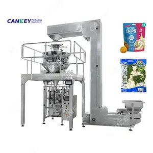 Stand Up Zipper Bag Packaging Brassica oleracea L.var.italica Cauliflower Broccoli Packing Machine