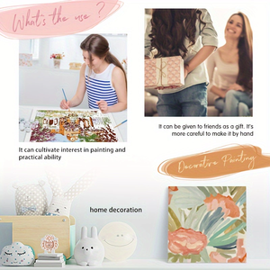 CHENISTORY Montgolfière Image Par Numéro Pour Adultes Kits Peinture Par Numéro <span class=keywords><strong>Chat</strong></span> Diy <span class=keywords><strong>Dessin</strong></span> Sur Toile Cadeau Unique - Product Image 5