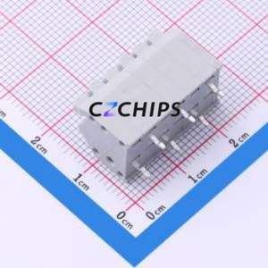 DB250A-3.5-6P-GY Spring Terminal Block Through hole Component (THT),P=3.5mm Connector 1x6P 3.5mm Gray 6P - Product Image 2