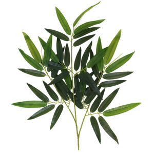 Fausses feuilles de bambou artificielles pour décoration intérieure, branche de bambou, bon marché, Offre Spéciale - Product Image 4