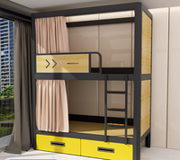 Double Space Capsule Staff Dortoir Lits Étudiants Lits hauts et bas Lits superposés simples pour jeunes