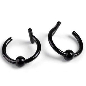 Piercing para la nariz Tindik de acero inoxidable de 10mm, joyería corporal de moda para niños y adultos para bodas y regalos - Product Image 2