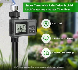 Système d'irrigation goutte à goutte automatique de 65,6 pieds avec minuterie, 360. Tuyau flexible et buses réglables pour kit d'arrosage de jardin DIY - Product Image 4