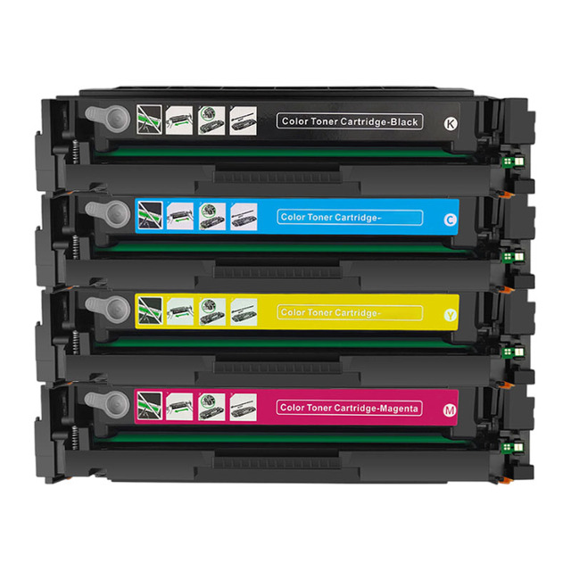 TTD W2040A W2041A W2042A W2043A Premium Toner Cartridge Compatible with HP Color LaserJet Pro M454dn/M454dw/M454nw