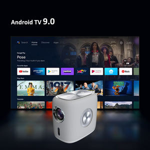 BAS quantité minimale de commande Wupro Smart LCD Portable Projecteur <span class=keywords><strong>Home</strong></span> Cinéma 2 + 32GB 1200 ANSI Lumens 4K Support Android Projecteur de jeu vidéo - Product Image 3