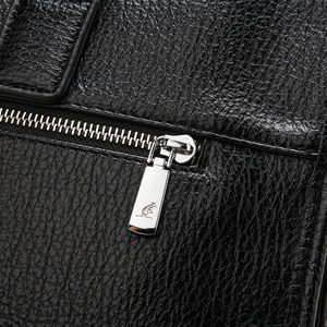 Soudelor Manufacture Wholesale Custom High Quality 15.6inch Large Capacity Crossbody Briefcase Real Pu <strong>Leather</strong> Laptop Bag for - Product Image 5