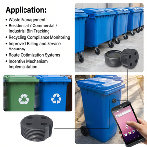 Fabricant chinois de PDA robuste IP67 Android 14 LF HDX avec scanner RFID 125K/134.2K pour la gestion des déchets municipaux et l'enregistrement des poubelles - Product Image 2