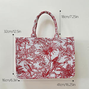 Bolso de mano con diseño de letras de nailon de gran capacidad éxito de ventas al por mayor bolso de hombro de viaje bordado de mano de alta calidad - Product Image 2