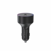 Mini chargeur allume-cigare pour voiture 60W compatible Starlink Mini, protection double puce pour camions 12V 24V, camping-cars et véhicules tout-terrain