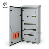 Armoire de contrôle industrielle autoportante en acier OEM, double porte, toit incliné, pour équipement métallique
