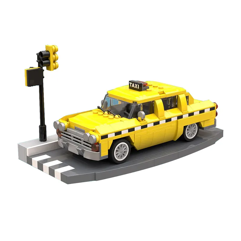 Goldmoc Diy Automodell Plastikziegel-Spielzeug MOC-121497 Fahrzeug-SPIELZUG Kinder pädagogische Baustein-Spielzeuge