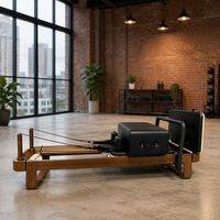 Machine de Pilates Reformer Commerciale Professionnelle en Alliage d'Aluminium pour Studio et Salle de Sport, Équipement de Reformer pour Cours de Pilates, OEM