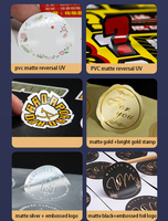 Autocollant adhésif personnalisé de logo personnalisé autocollants découpés en lettres de vinyle PVC pour la promotion