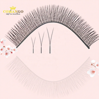 Cils en V de type 1D Slant Flying, extensions de cils, 8-13 mm Mix, faux cils, faux cils en gros