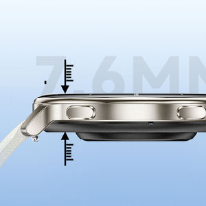 Reloj Inteligente HKSF HT39, Diseño Ultrafino, Pantalla AMOLED HD de 1.32'', Llamadas por Bluetooth, Resistente al Agua IP68, Linterna para Exteriores, Monitoreo de Salud, Color Plateado - Product Image 2