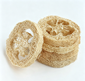 Natural Dried Loofah Soap Pad Water Draining Soap Holder Anti-slip Sponge Soap Saver Mat for Bathroom <b>Kitchen</b> Handmade Soap - Product Image 4