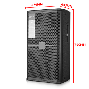 Loa thụ động chuyên nghiệp OEM <span class=keywords><strong>450W</strong></span> 15 inch SRX-715, loa ngoài trời hoạt động bằng nam châm Neodymium, thiết bị âm thanh sân khấu - Product Image 2