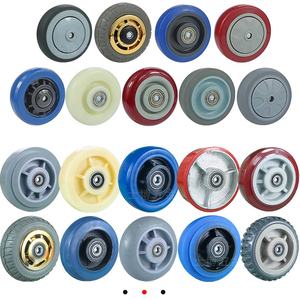 Rueda de Poliuretano de Alta Gama Estilo Europeo sin Cubierta con Varilla de Retención, Freno de 3 Pulgadas, Resistente, para <span class=keywords><strong>Armarios</strong></span> y Muebles - Product Image 5