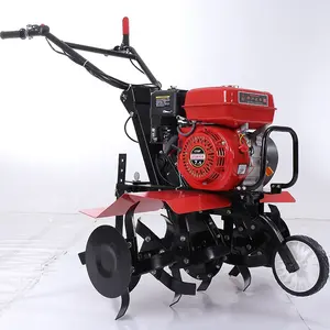 China factory direct sales customizable gasoline power tiller 212cc displacement rotary 4kW power belt driven cultivator