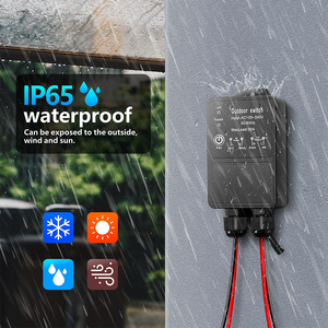 <span class=keywords><strong>RF</strong></span> 433 Mhz Interruptor de control remoto inalámbrico universal Receptor inalámbrico a prueba de agua AC110V 220V 30A Transmisor para ventilador de luz de bomba - Product Image 3