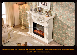 Meuble TV avec cheminée Meuble TV Décoration de Noël Cheminée à flamme 3D <span class=keywords><strong>Chauffage</strong></span> intérieur Cheminée avec fonction de <span class=keywords><strong>chauffage</strong></span> - Product Image 3