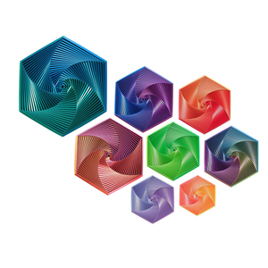 Juguete Hexagonal de Cristal Flexible Impreso en 3D Vashine, <span class=keywords><strong>PLA</strong></span>, para Niños, Polígono, Alivio de Presión, Regalo para Adultos, Decoración - Product Image 6