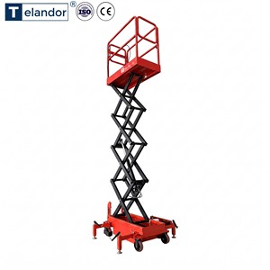 Plateforme élévatrice mobile à ciseaux, mini, 4m, 240kg, pour entrepôt, prix de gros, qualité garantie - Product Image 6