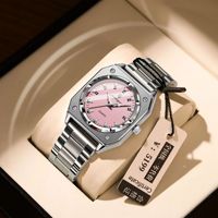 Montre POEDAGAR, montre de luxe pour femme, bracelet en acier inoxydable, montre à quartz avec date, montre-bracelet étanche pour femme, 788