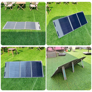 Kotak baterai panel surya, 150w 24v portabel lipat dan 2 panel surya portabel - Product Image 6