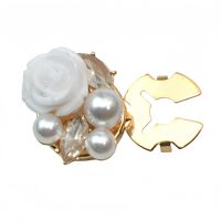 Boutons décoratifs de mode en forme de fleur pour chemise, col, poignets, blouse, costume