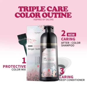 Oem ODM nhà máy amoniac và màu sắc khác nhau và nước hoa Thuốc nhuộm tóc dầu gội đầu - Product Image 5