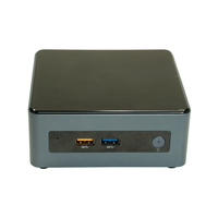 Mini PC de Escritorio Kansung Intel NUC 7PJYH, Miniordenador Pentium Silver J5005 para Diseño y Hogar