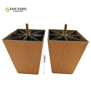 Pieds de canapé en plastique YANYANG, <span class=keywords><strong>prix</strong></span> de gros, pieds de table de 100 mm, base de nivellement pour chaise, lit - Product Image 1